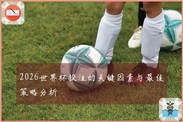 2026世界杯投注的关键因素与最佳策略分析